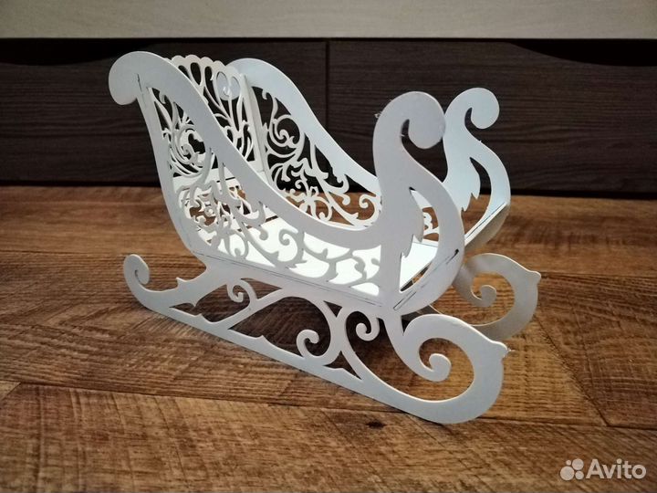 Новогодние сани Деда Мороза