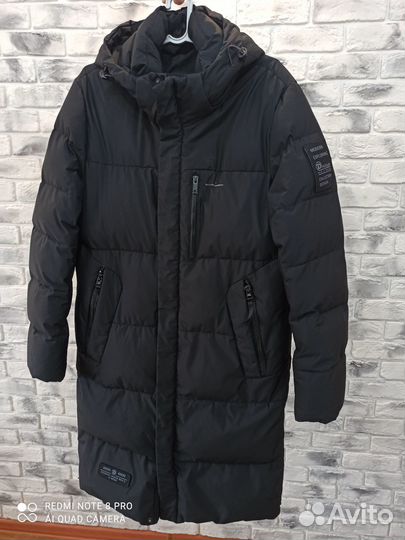 Пуховик мужской длинный 48