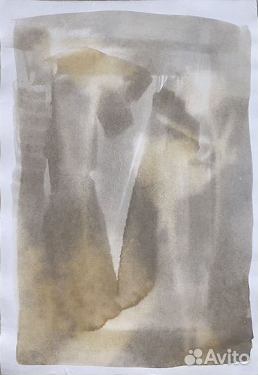 Открытки и постеры с цветами, цианотипия