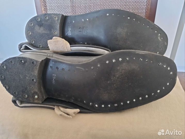 Сапоги хромовые 41размера новые