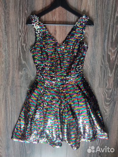 Платье вечернее с пайетками s/m