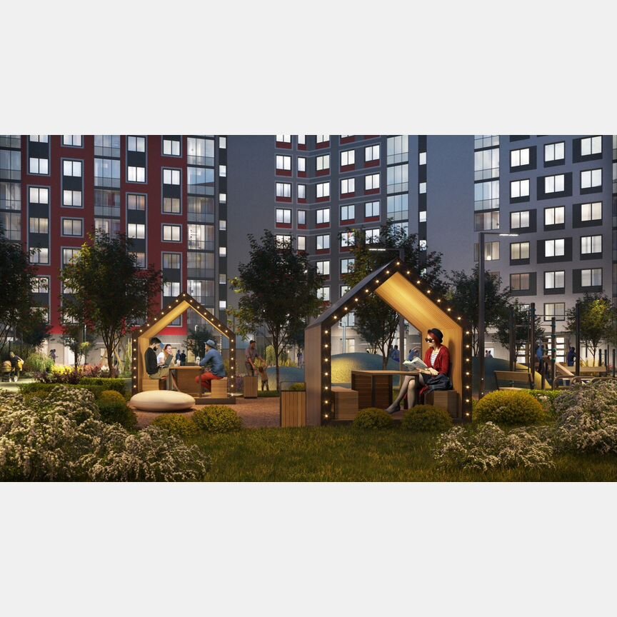 Квартира-студия, 30,6 м², 4/12 эт.