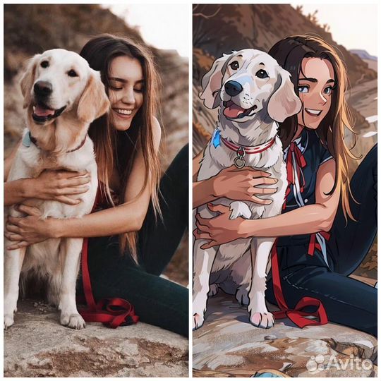 Аниме арт по вашей фотографии