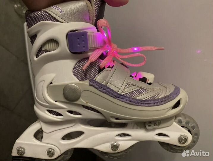 Ролики детские раздвижные 31 32 33 34