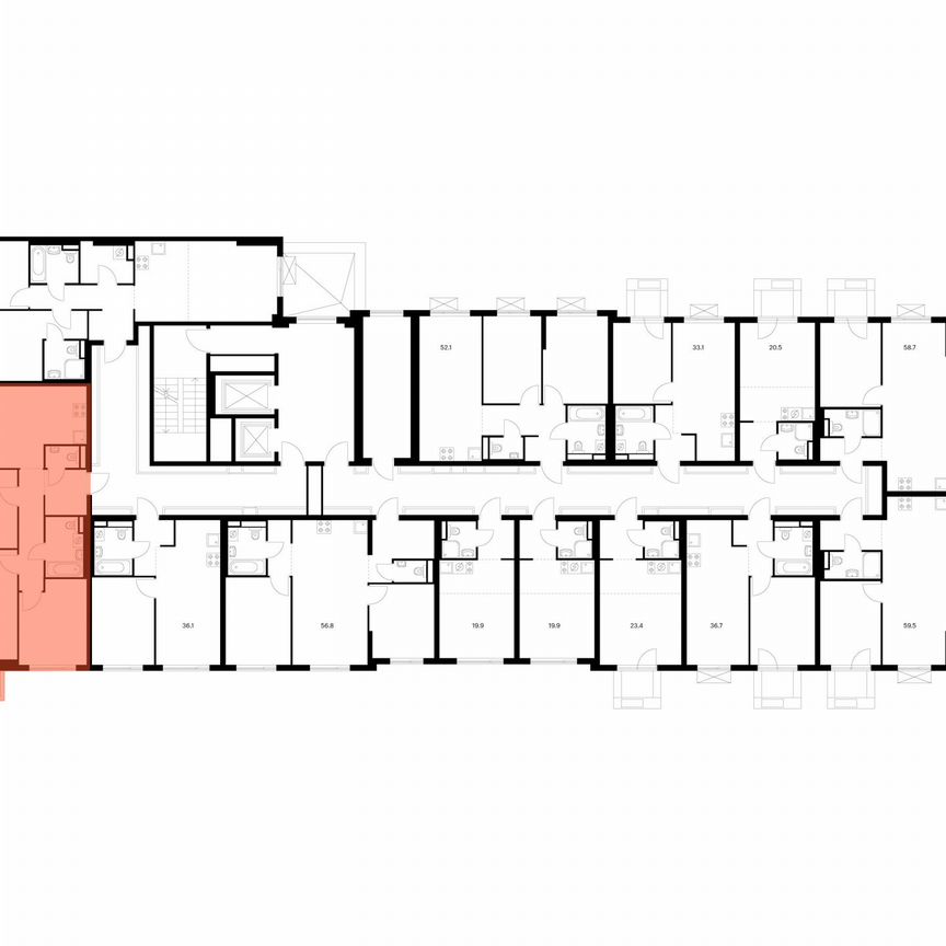 3-к. квартира, 79,2 м², 5/11 эт.