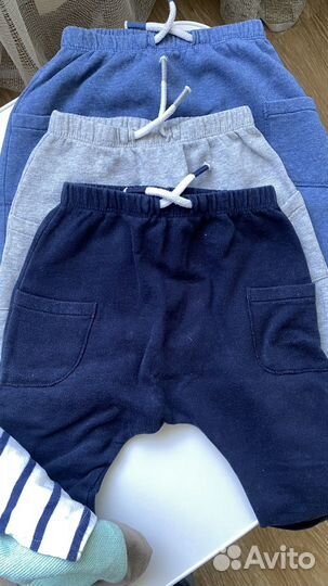 Вещи пакетом на мальчика 74 80 86