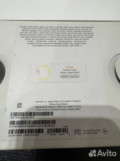 Apple watch ultra 49mm titanium