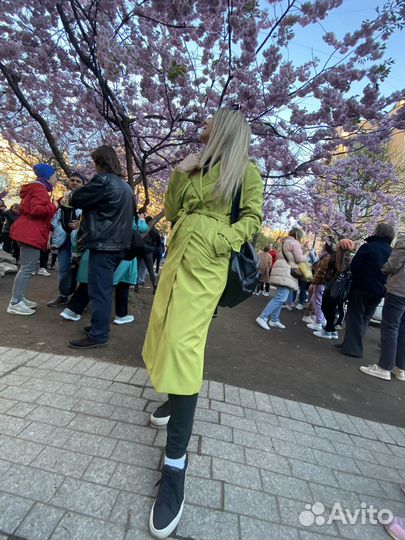 Пальто тренч женское 44