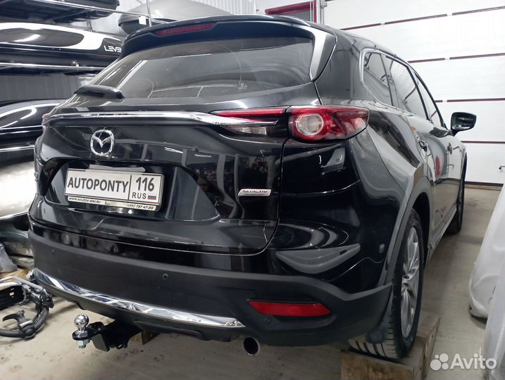 Фаркоп Mazda CX9 легкосъемный квадрат