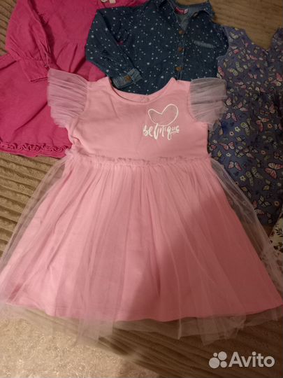 Большой пакет одежды для девочки 98-104р