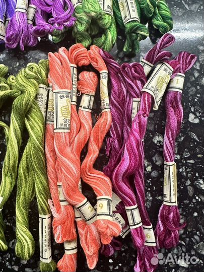 Нитки мулине япония и СССР