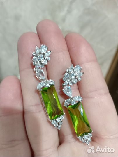 Серьги серебро 925