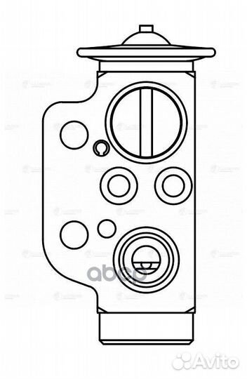 Клапан расш. кондиционера (трв) для а/м VW Toua