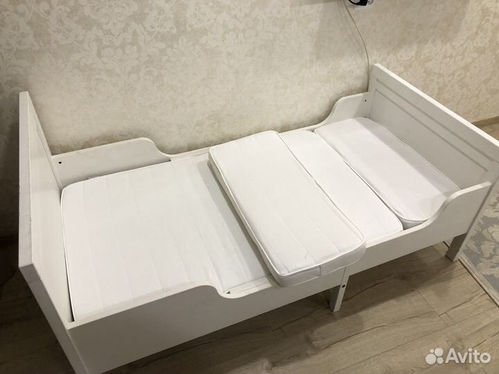 Детская кровать IKEA раздвижная сундвик