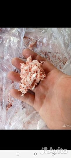 Фарш костный для собак, кошек, кур, бройлеров