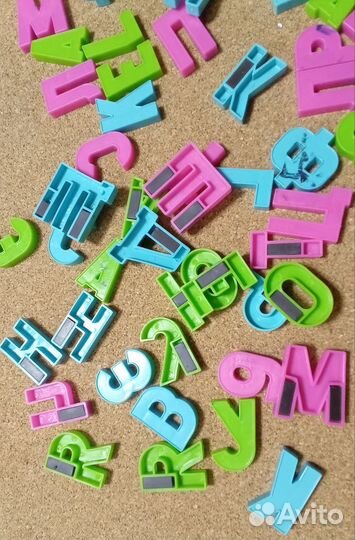 Магнитные буквы цифры магниты на холодильник