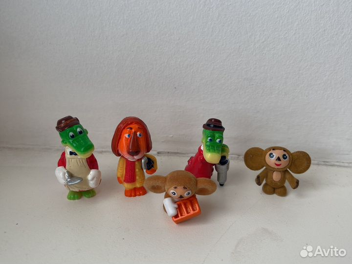 Игрушки из киндера 90х: драконы, слоники,Чебурашка