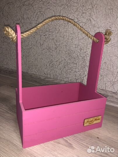 Коробка для цветов декоротивная