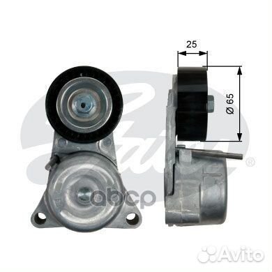 Натяжитель руч.ремня с роликом mercedes W212/W4