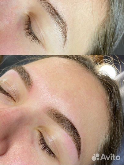 Окрашивание бровей