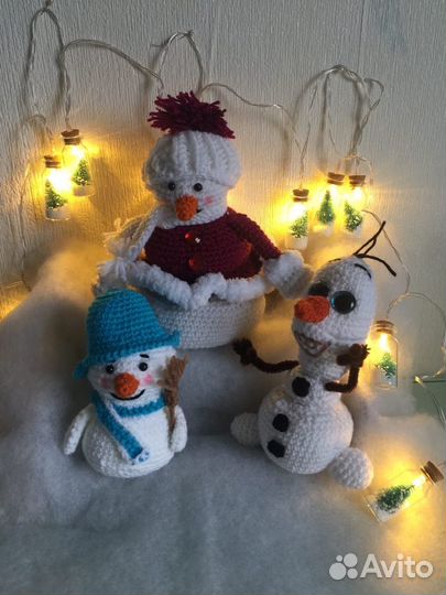 Вязаные игрушки ручной работы