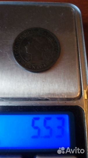 Монета старая верхняя канада 1800 год