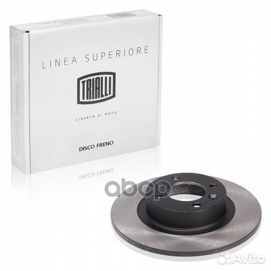 Диск тормозной зад DF0952S Trialli