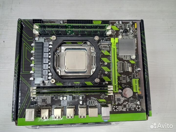 Связка 20ядерE5-2680V2 3,6Tb+мать X79+память 64Гб