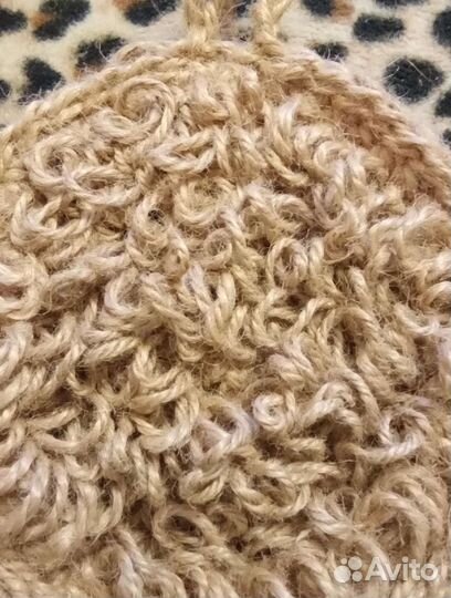 Эко мочалки из джута, ручная работа