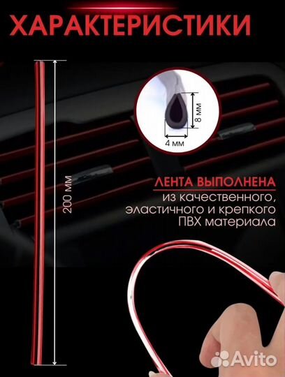 Молдинги накладки для решеток обдува автомобиля