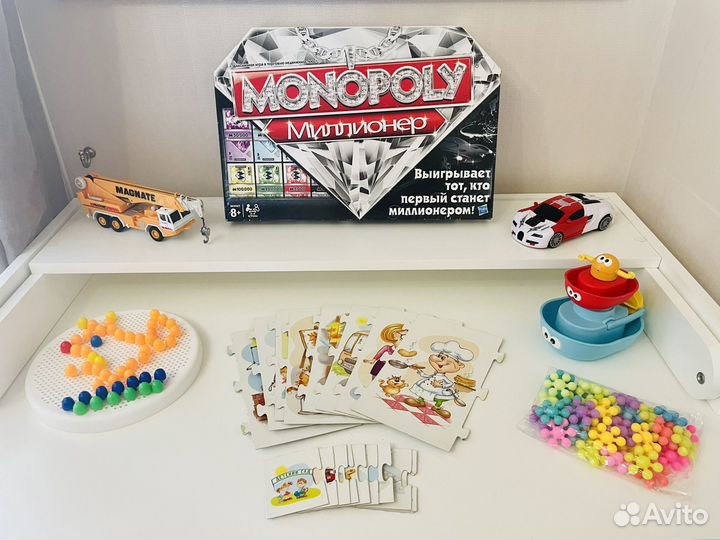 Развивающие игрушки, книжки, настольные игры