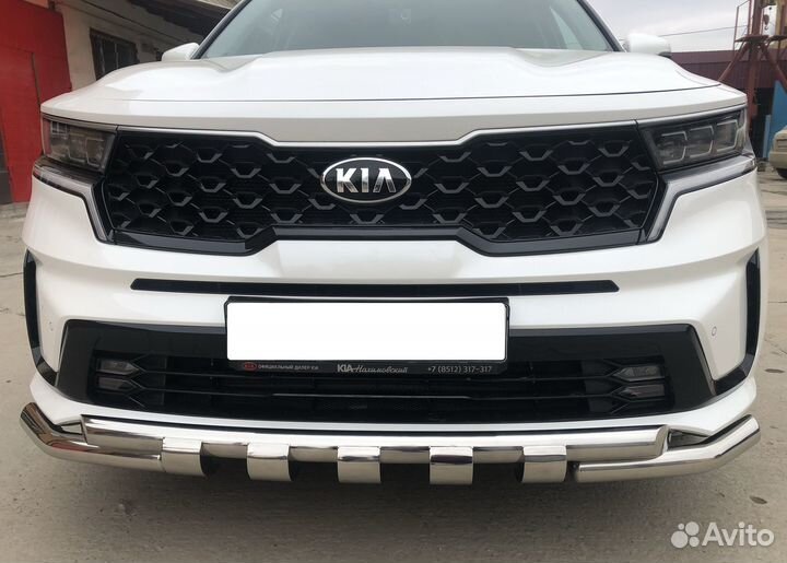 KIA Sorento MQ4 2020 Защита переднего бампера (G)