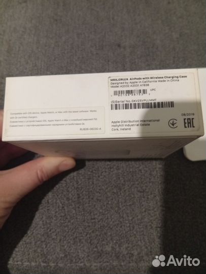 Наушники apple airPods