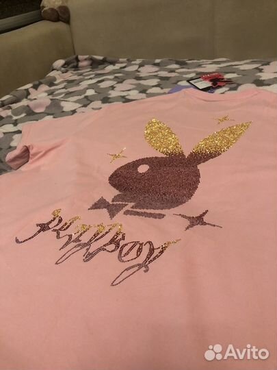 Футболка Unifree x Playboy pink