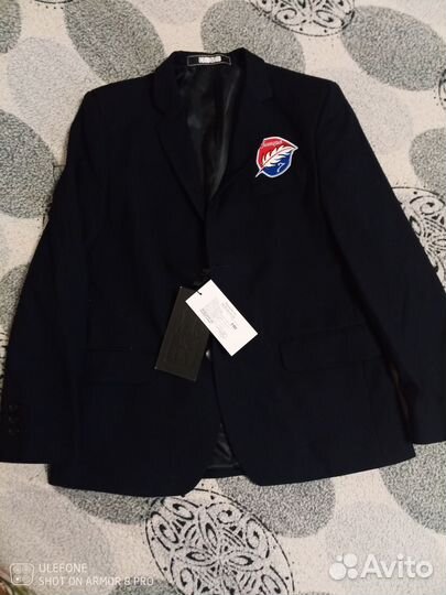 Пиджак школьный для мальчика 146