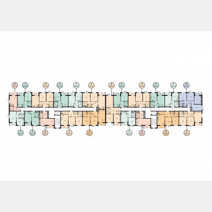 Квартира-студия, 33,4 м², 7/9 эт.