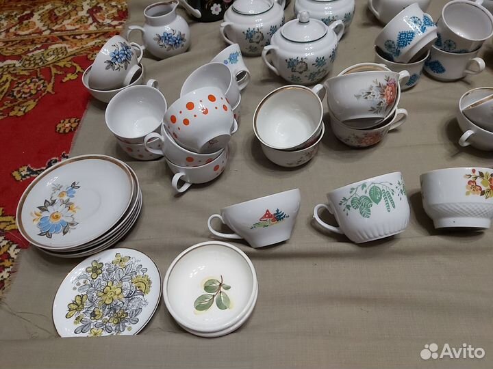 Чашки СССР вербилки дулево