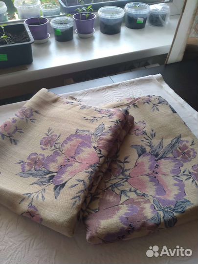 Шторы льняные новые