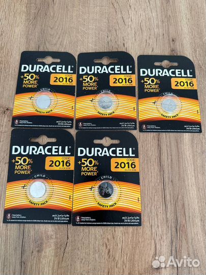 Элемент питания батарейка Duracell CR2016 и CR2025