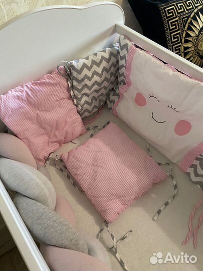 Бортики в детскую кроватку