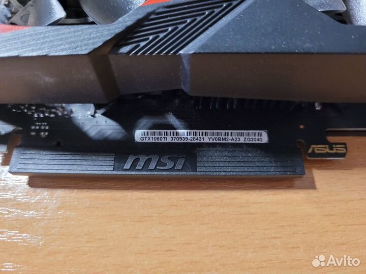 Видеокарта asus GTX 1050 ti 4gb Advanced