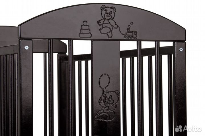 Кроватка от производителя,цвет белый (новая в упак