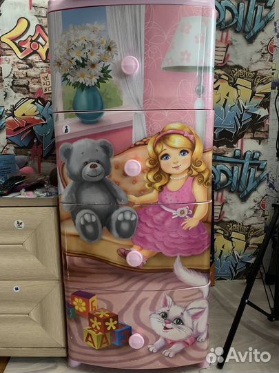 Комод детский пластиковый бу