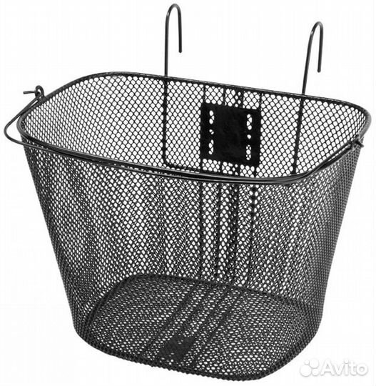 Корзина металлическая на руль самоката велосипеда