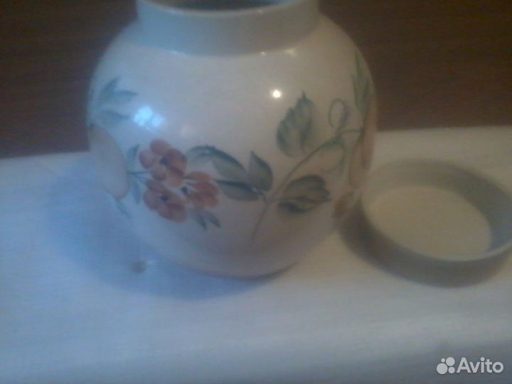 Керамический горшок для запекания, старый, СССР