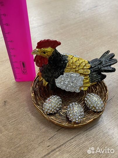 Шкатулки «Курочки» металлические