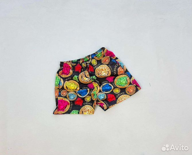 Детские пляжные шорты плавки versace