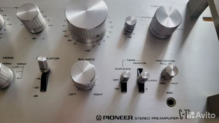 Pioneer С-77 предварительный усилитель