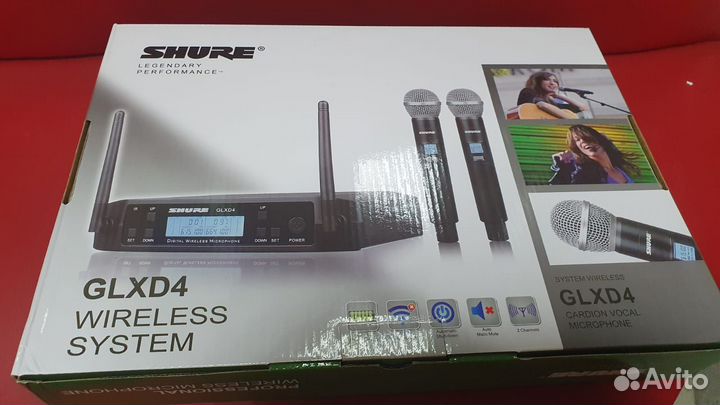 Радиомикрофоны Shure glxd 4 beta 58 новые