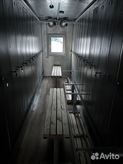 Вагон-дом для просушивания спецодежды, Сушилка